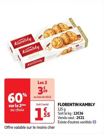 Auchan Florentin kambly offre