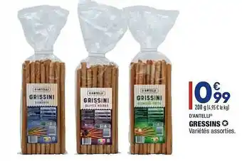 ALDI Gressins D'antelli offre