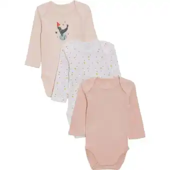 Carrefour TEX BABY Bodies fantaisie manches longues offre