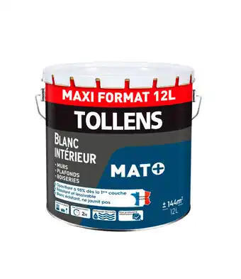 Brico Dépôt Peinture murs et plafonds monocouche blanche mat+ 12 l offre