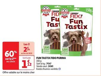 Auchan Funtastix fido purina offre