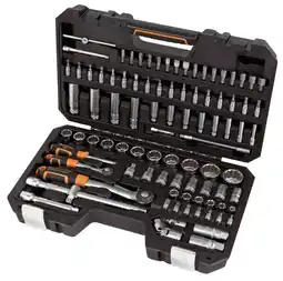 Brico Dépôt Coffret à douilles 1/4’’ 1/2’’ 94 pièces offre