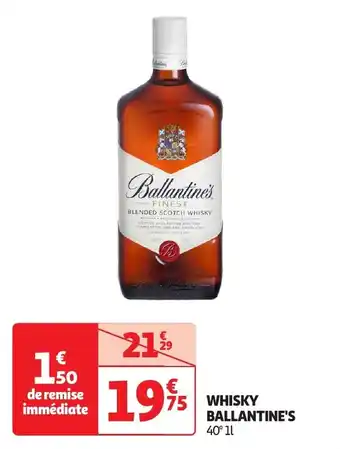 Auchan Whisky Ballantine's offre