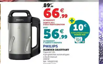 Hyper U Blender Chauffant Philips offre