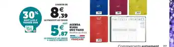 Hyper U Agenda Kiara Quo Vadis offre