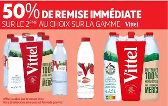 Auchan Sur la gamme vittel offre