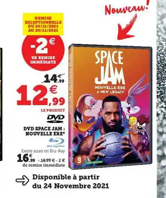 Hyper U Dvd Space Jam : Nouvelle ère offre