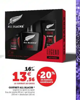 Hyper U Coffret All Blacks offre