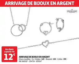 Auchan Arrivage de bijoux en argent offre