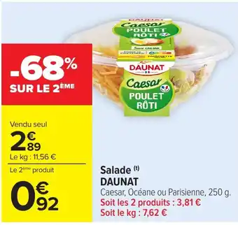 Carrefour DAUNAT Salade offre