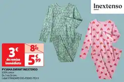 Auchan Pyjama enfant inextenso offre