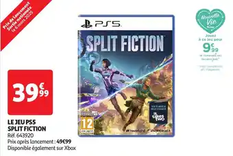 Auchan Le jeu ps5 split fiction offre