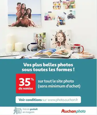 Auchan Sur tout le site photo offre