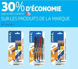 Auchan Sur les produits de la marque pilot offre