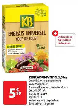 Auchan Engrais universel offre