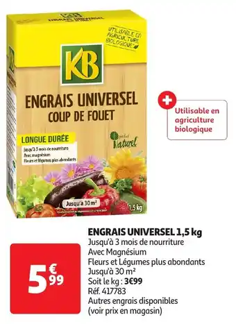 Auchan Engrais universel offre