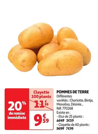 Auchan Pommes de terre offre