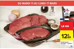 Carrefour Viande bovine : faux-filet à griller offre