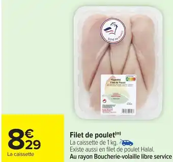 Carrefour Filet de poulet offre