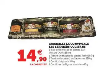 Hyper U Corbeille La Conviviale Les Fermiers Occitans offre