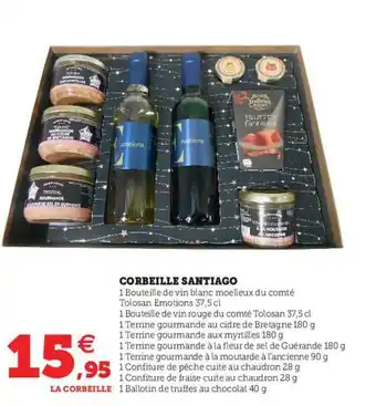 Hyper U Corbeille Santiago offre