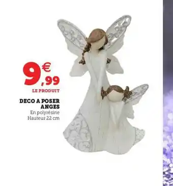 Hyper U Déco à Poser Anges offre