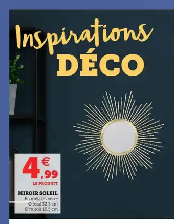 Hyper U Miroir Soleil offre