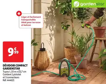 Auchan Dévidoir compact gardenstar offre