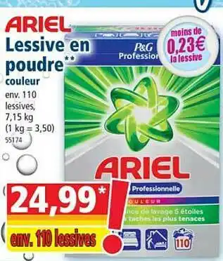 Lessive En Poudre Ariel