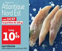 Auchan Filet d'églefin offre