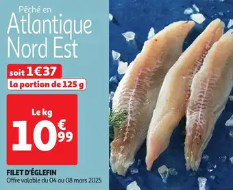 Auchan Filet d'églefin offre