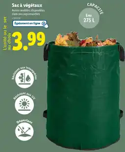 Lidl Sac à végétaux offre