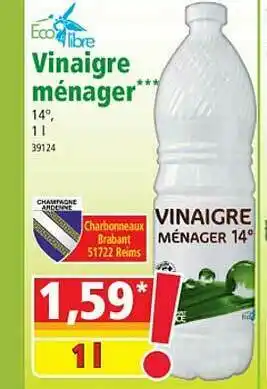 Norma Vinaigre Ménager Eco Libre offre