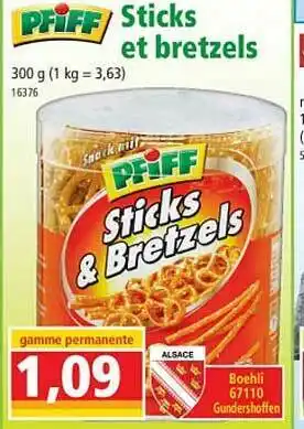 Norma Sticks & Bretzels Pfiff offre