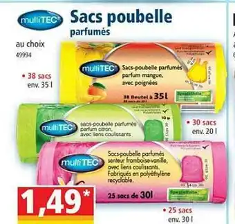 Norma Sacs Poubelle Parfumés MultiTEC offre