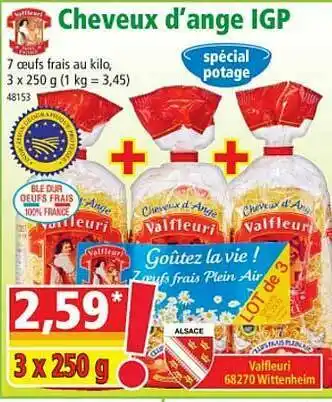 Norma Cheveux D'angle Igp offre