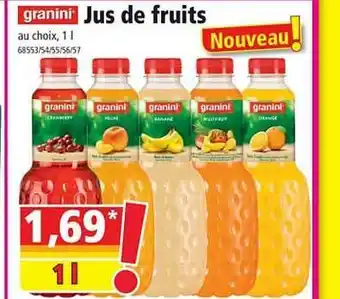 Norma Jus De Fruits Granini offre