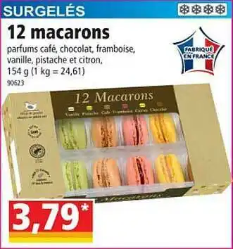 12 Macarons