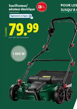 Lidl Scarificateur/ aérateur électrique offre