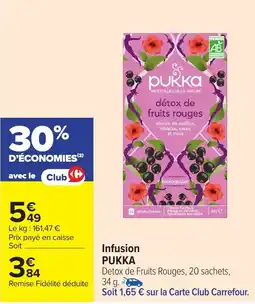 Carrefour PUKKA Infusion offre