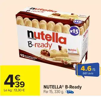 Carrefour NUTELLA® B-Ready offre