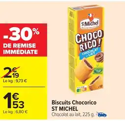 Carrefour ST MICHEL Biscuits Chocorico offre