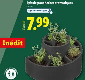 Lidl Spirale pour herbes aromatiques offre