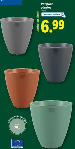 Lidl Pot pour plantes offre