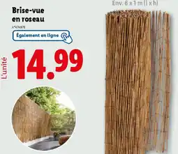 Lidl Brise-vue en roseau offre