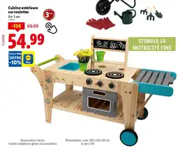 Lidl Cuisine extérieure sur roulettes offre