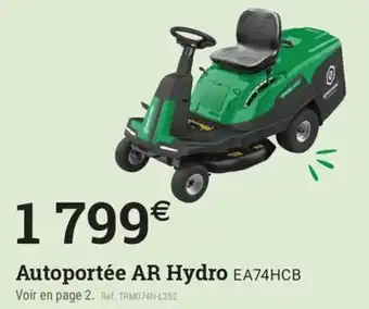 Espace emeraude Autoportée AR Hydro EA74HCB offre