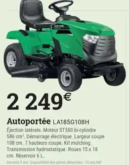 Espace emeraude Autoportée LA185G108H offre