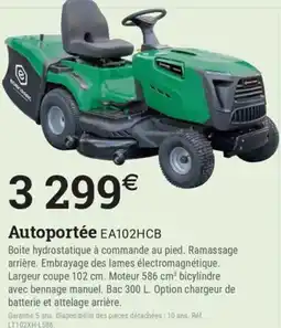 Espace emeraude Autoportée EA102HCB offre