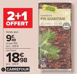 Carrefour Ecorces de pin NF CARREFOUR offre